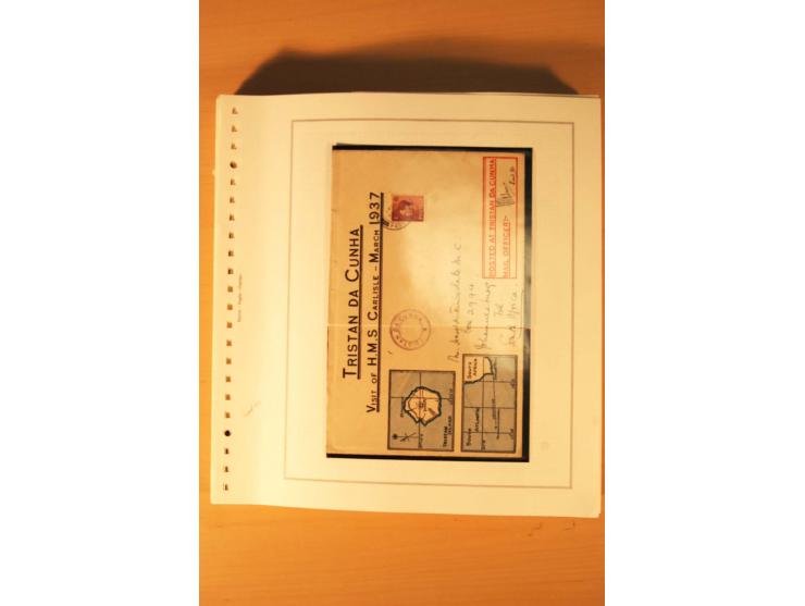 1952/2007, postfrische, etwas gestempelte Sammlung, dabei Lokalausgabe 1946 1P im kpl. Bogen, Briefe ab 1934, Zwischenstegpaa
