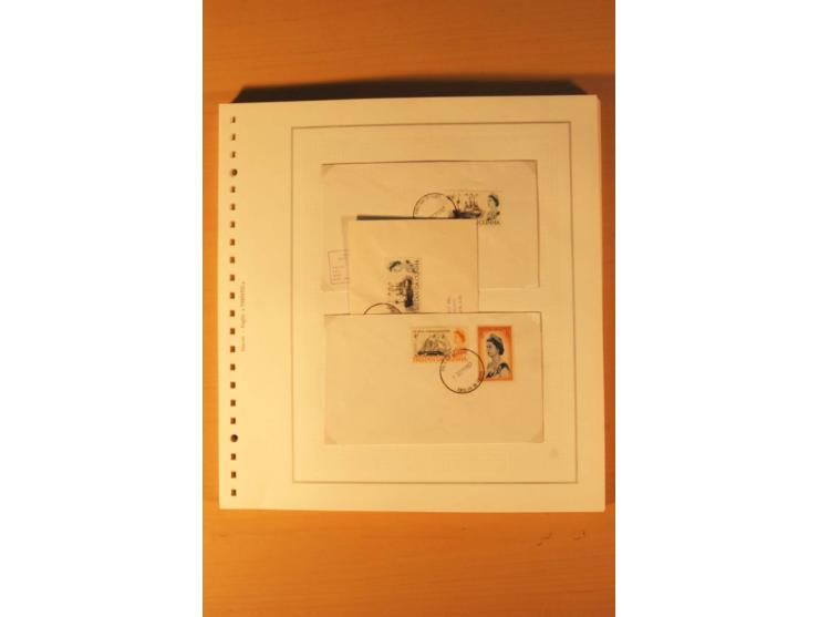 1952/2007, postfrische, etwas gestempelte Sammlung, dabei Lokalausgabe 1946 1P im kpl. Bogen, Briefe ab 1934, Zwischenstegpaa