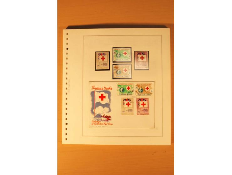 1952/2007, postfrische, etwas gestempelte Sammlung, dabei Lokalausgabe 1946 1P im kpl. Bogen, Briefe ab 1934, Zwischenstegpaa