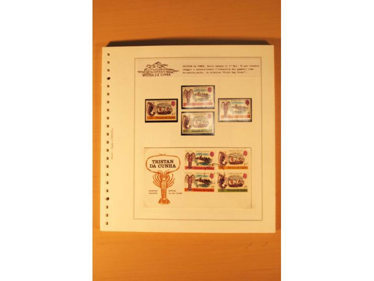 1952/2007, postfrische, etwas gestempelte Sammlung, dabei Lokalausgabe 1946 1P im kpl. Bogen, Briefe ab 1934, Zwischenstegpaa