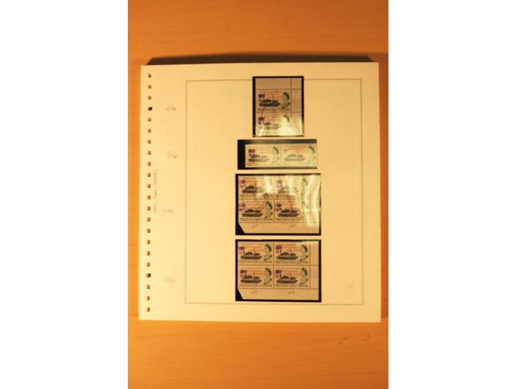 1952/2007, postfrische, etwas gestempelte Sammlung, dabei Lokalausgabe 1946 1P im kpl. Bogen, Briefe ab 1934, Zwischenstegpaa