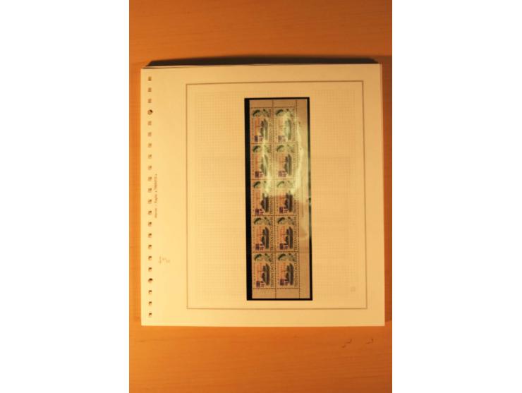 1952/2007, postfrische, etwas gestempelte Sammlung, dabei Lokalausgabe 1946 1P im kpl. Bogen, Briefe ab 1934, Zwischenstegpaa