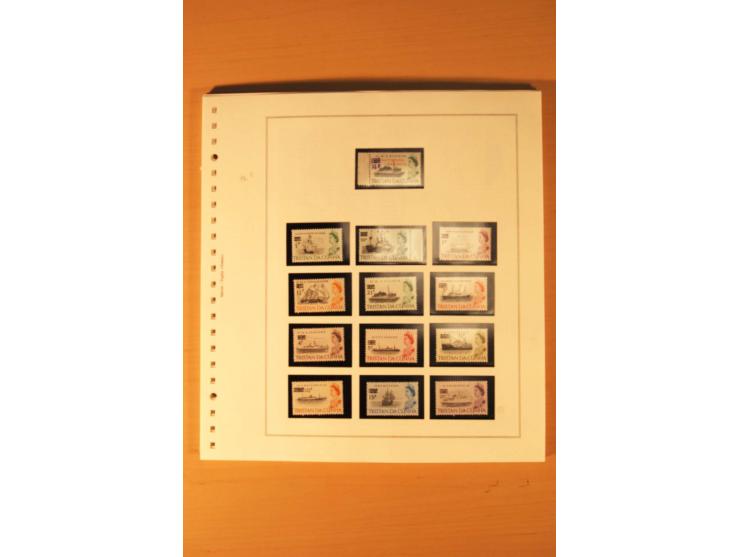 1952/2007, postfrische, etwas gestempelte Sammlung, dabei Lokalausgabe 1946 1P im kpl. Bogen, Briefe ab 1934, Zwischenstegpaa