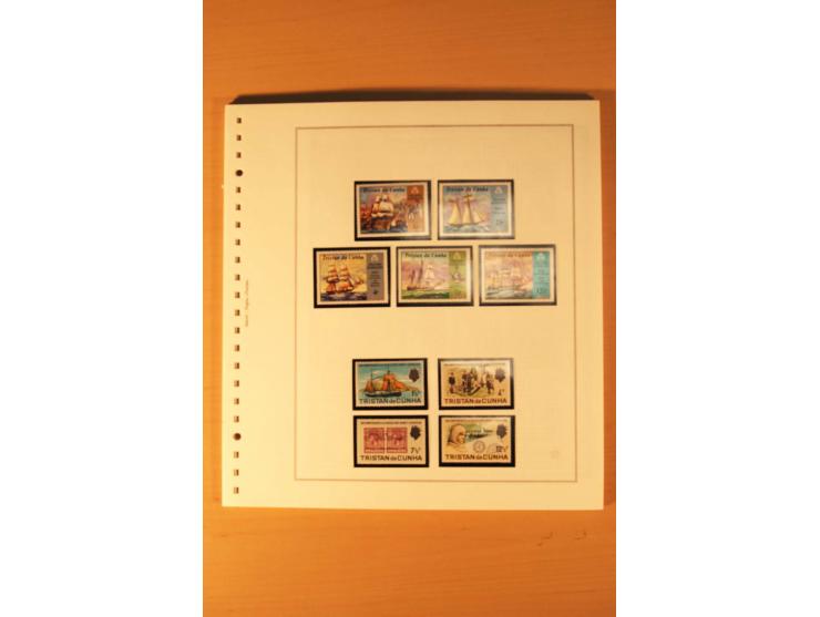 1952/2007, postfrische, etwas gestempelte Sammlung, dabei Lokalausgabe 1946 1P im kpl. Bogen, Briefe ab 1934, Zwischenstegpaa