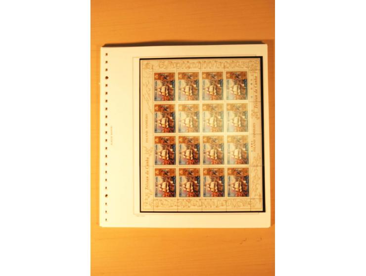 1952/2007, postfrische, etwas gestempelte Sammlung, dabei Lokalausgabe 1946 1P im kpl. Bogen, Briefe ab 1934, Zwischenstegpaa
