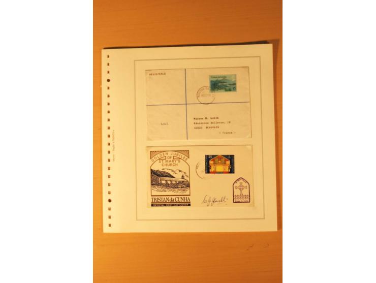 1952/2007, postfrische, etwas gestempelte Sammlung, dabei Lokalausgabe 1946 1P im kpl. Bogen, Briefe ab 1934, Zwischenstegpaa