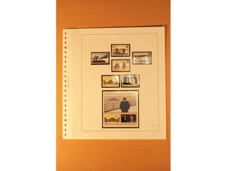 1952/2007, postfrische, etwas gestempelte Sammlung, dabei Lokalausgabe 1946 1P im kpl. Bogen, Briefe ab 1934, Zwischenstegpaa