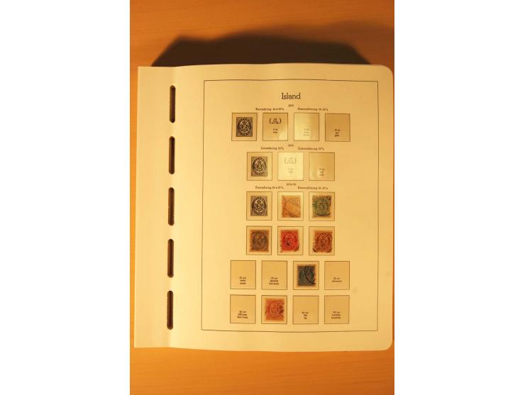 1876/1998, postfrische, ungebrauchte und gestempelte Sammlung mit guten Ausgaben im Leuchtturm-Album