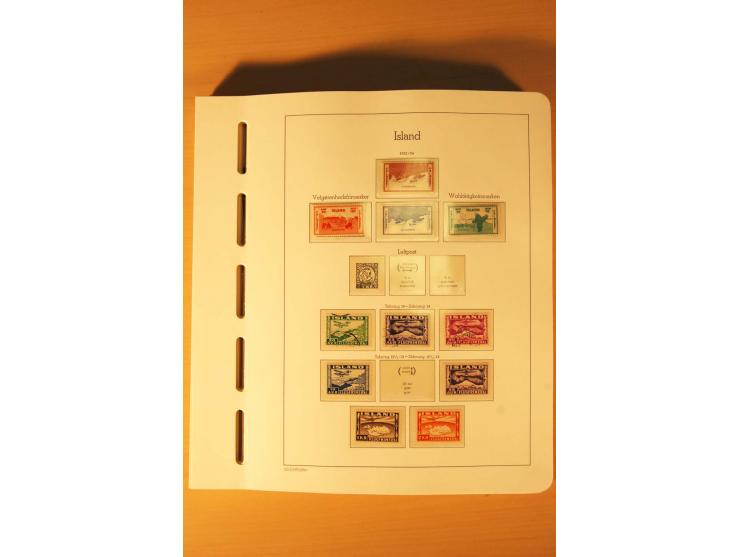 1876/1998, postfrische, ungebrauchte und gestempelte Sammlung mit guten Ausgaben im Leuchtturm-Album