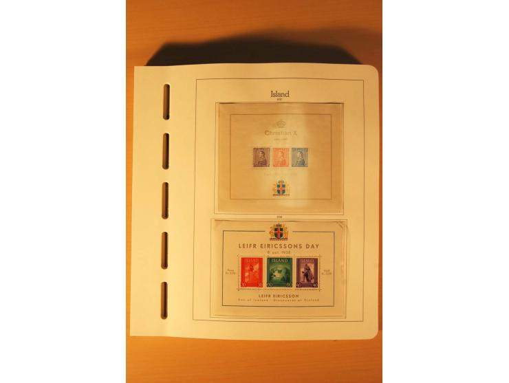 1876/1998, postfrische, ungebrauchte und gestempelte Sammlung mit guten Ausgaben im Leuchtturm-Album