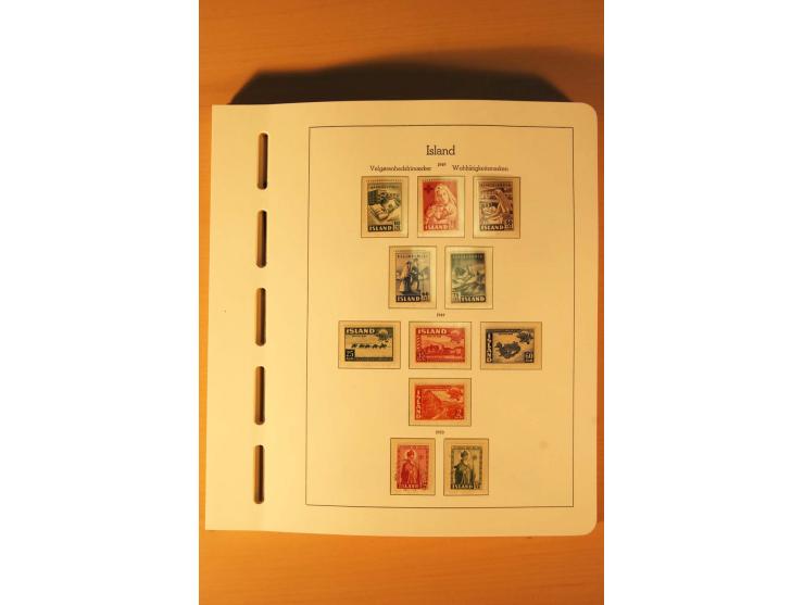 1876/1998, postfrische, ungebrauchte und gestempelte Sammlung mit guten Ausgaben im Leuchtturm-Album