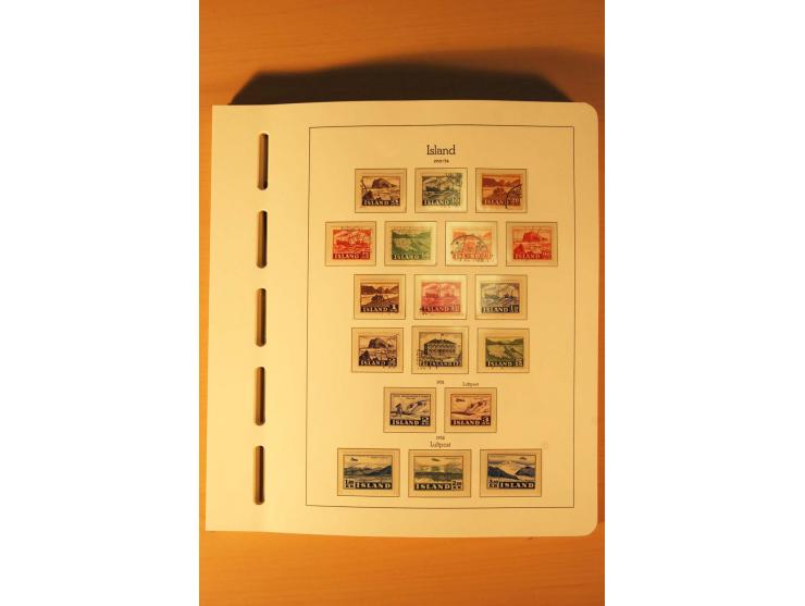 1876/1998, postfrische, ungebrauchte und gestempelte Sammlung mit guten Ausgaben im Leuchtturm-Album