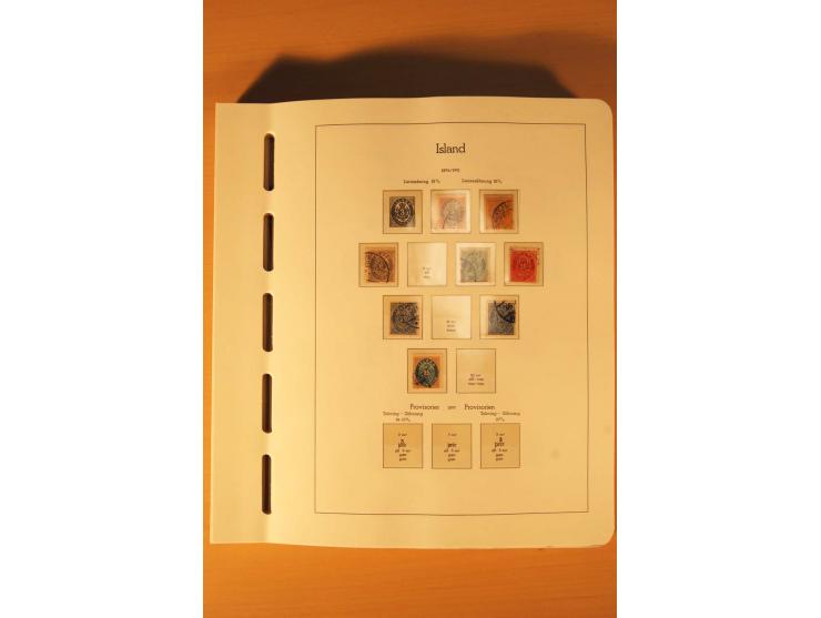 1876/1998, postfrische, ungebrauchte und gestempelte Sammlung mit guten Ausgaben im Leuchtturm-Album