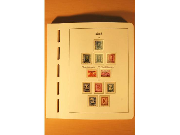 1876/1998, postfrische, ungebrauchte und gestempelte Sammlung mit guten Ausgaben im Leuchtturm-Album