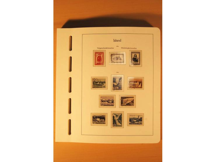 1876/1998, postfrische, ungebrauchte und gestempelte Sammlung mit guten Ausgaben im Leuchtturm-Album