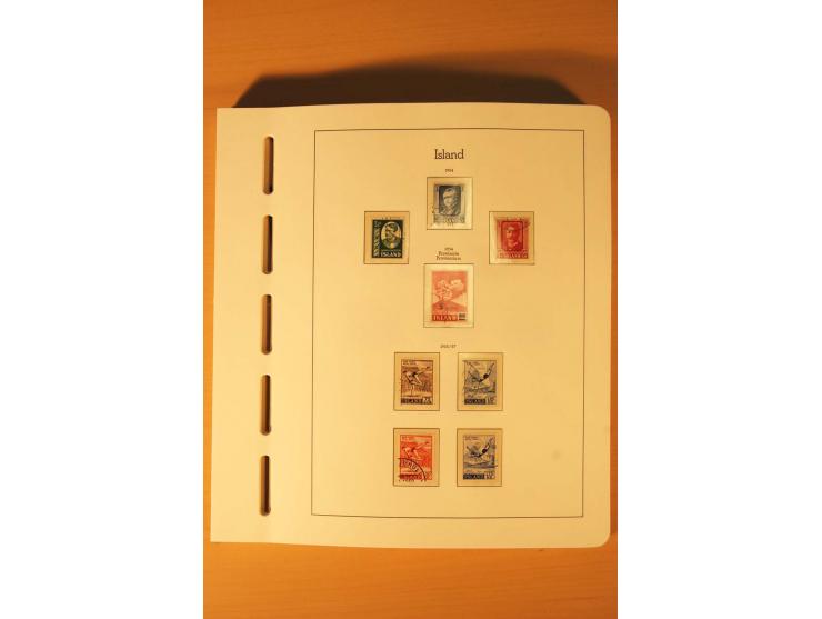 1876/1998, postfrische, ungebrauchte und gestempelte Sammlung mit guten Ausgaben im Leuchtturm-Album