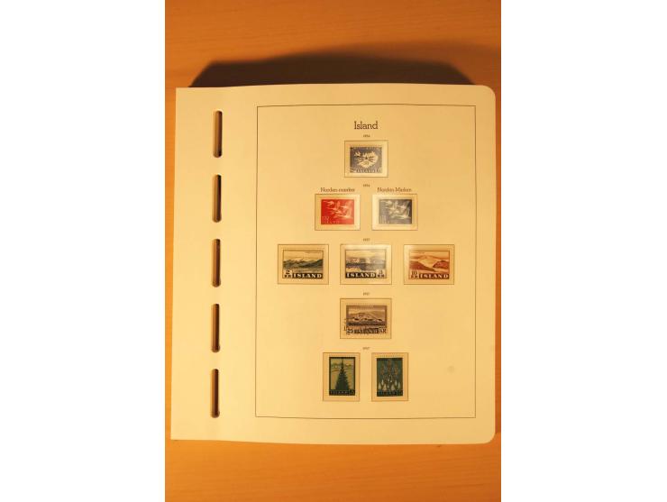 1876/1998, postfrische, ungebrauchte und gestempelte Sammlung mit guten Ausgaben im Leuchtturm-Album