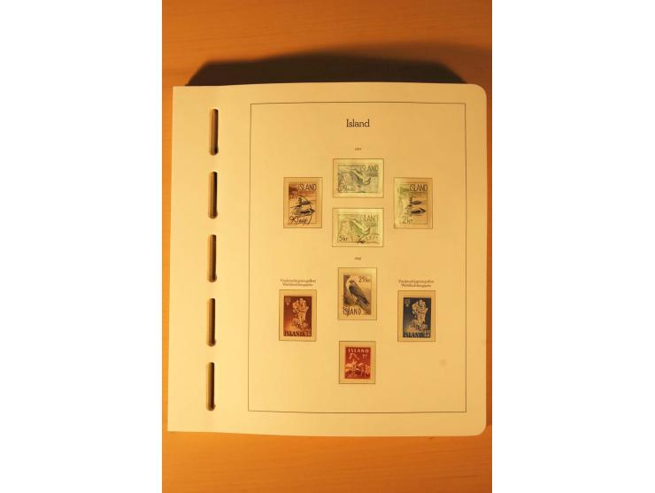 1876/1998, postfrische, ungebrauchte und gestempelte Sammlung mit guten Ausgaben im Leuchtturm-Album