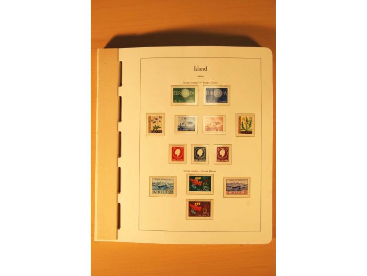 1876/1998, postfrische, ungebrauchte und gestempelte Sammlung mit guten Ausgaben im Leuchtturm-Album