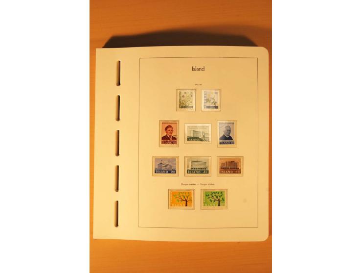 1876/1998, postfrische, ungebrauchte und gestempelte Sammlung mit guten Ausgaben im Leuchtturm-Album