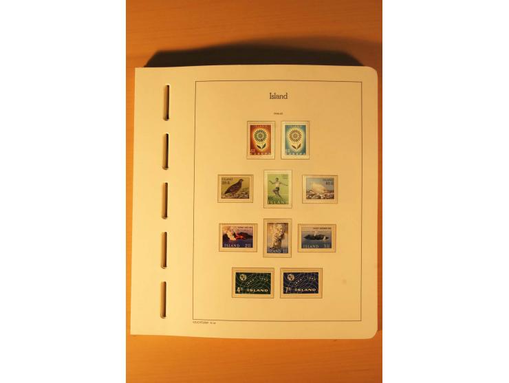 1876/1998, postfrische, ungebrauchte und gestempelte Sammlung mit guten Ausgaben im Leuchtturm-Album