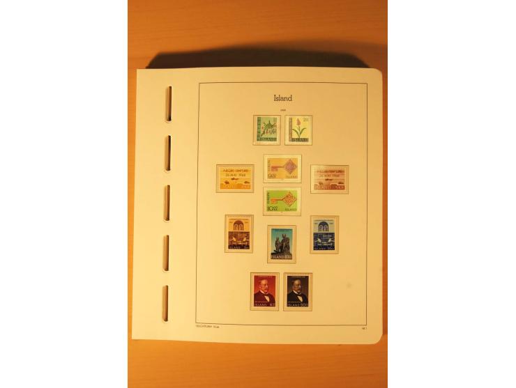 1876/1998, postfrische, ungebrauchte und gestempelte Sammlung mit guten Ausgaben im Leuchtturm-Album
