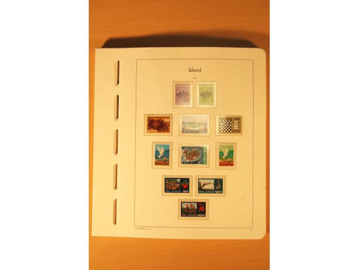 1876/1998, postfrische, ungebrauchte und gestempelte Sammlung mit guten Ausgaben im Leuchtturm-Album