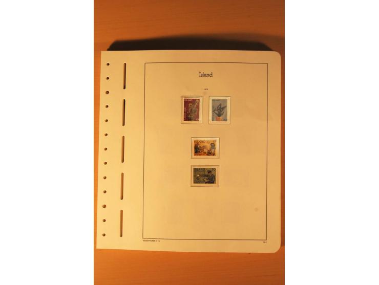 1876/1998, postfrische, ungebrauchte und gestempelte Sammlung mit guten Ausgaben im Leuchtturm-Album