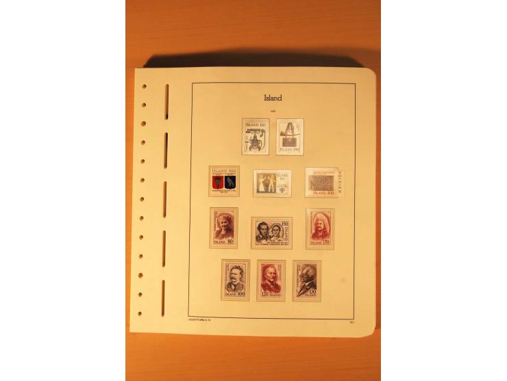 1876/1998, postfrische, ungebrauchte und gestempelte Sammlung mit guten Ausgaben im Leuchtturm-Album
