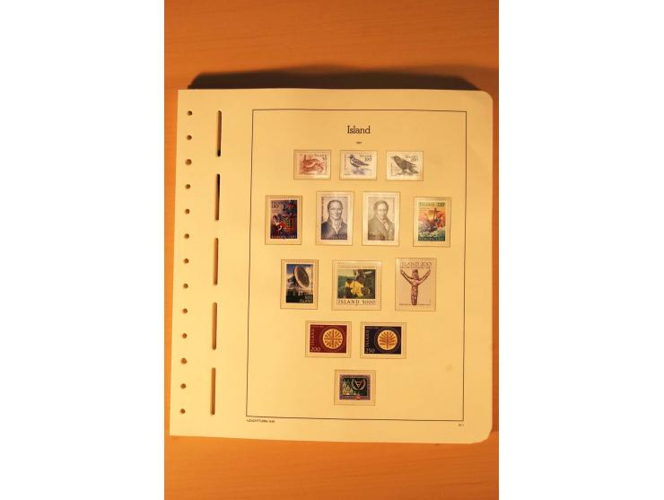1876/1998, postfrische, ungebrauchte und gestempelte Sammlung mit guten Ausgaben im Leuchtturm-Album