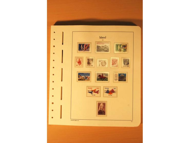1876/1998, postfrische, ungebrauchte und gestempelte Sammlung mit guten Ausgaben im Leuchtturm-Album