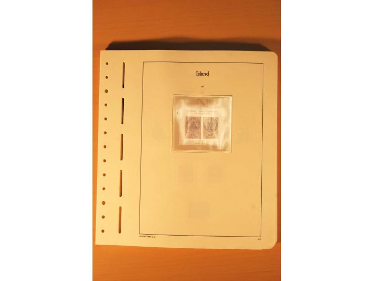 1876/1998, postfrische, ungebrauchte und gestempelte Sammlung mit guten Ausgaben im Leuchtturm-Album