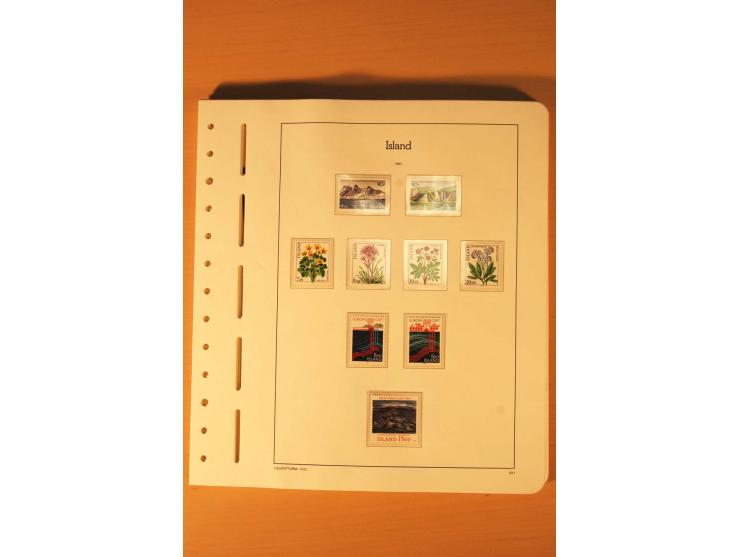 1876/1998, postfrische, ungebrauchte und gestempelte Sammlung mit guten Ausgaben im Leuchtturm-Album