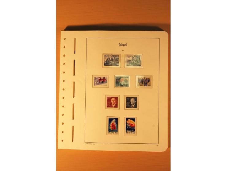 1876/1998, postfrische, ungebrauchte und gestempelte Sammlung mit guten Ausgaben im Leuchtturm-Album