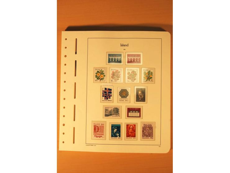 1876/1998, postfrische, ungebrauchte und gestempelte Sammlung mit guten Ausgaben im Leuchtturm-Album