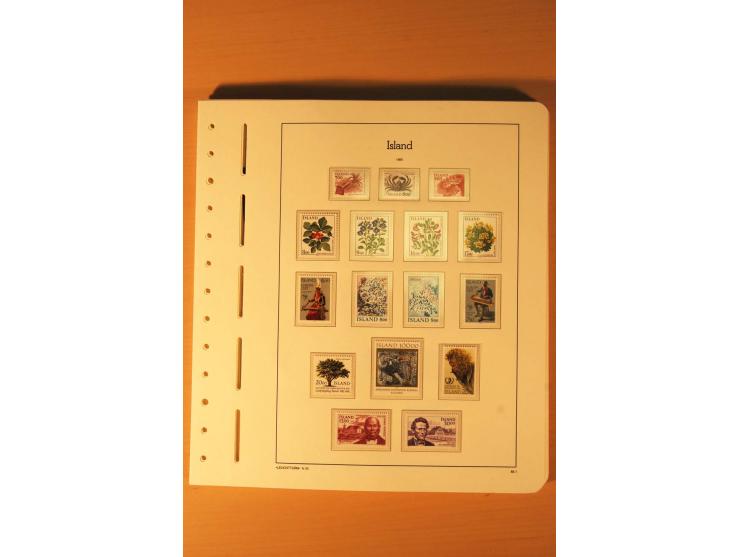 1876/1998, postfrische, ungebrauchte und gestempelte Sammlung mit guten Ausgaben im Leuchtturm-Album