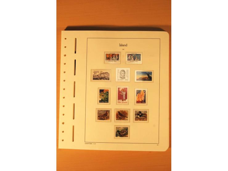 1876/1998, postfrische, ungebrauchte und gestempelte Sammlung mit guten Ausgaben im Leuchtturm-Album