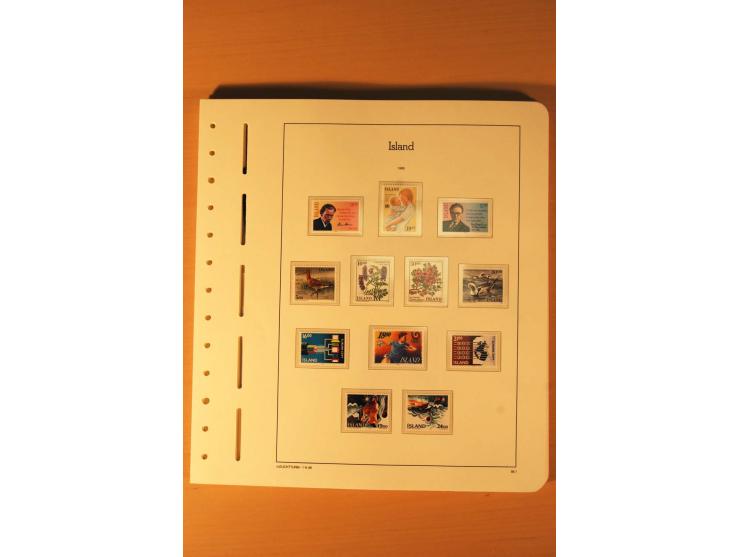 1876/1998, postfrische, ungebrauchte und gestempelte Sammlung mit guten Ausgaben im Leuchtturm-Album