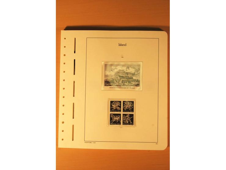 1876/1998, postfrische, ungebrauchte und gestempelte Sammlung mit guten Ausgaben im Leuchtturm-Album