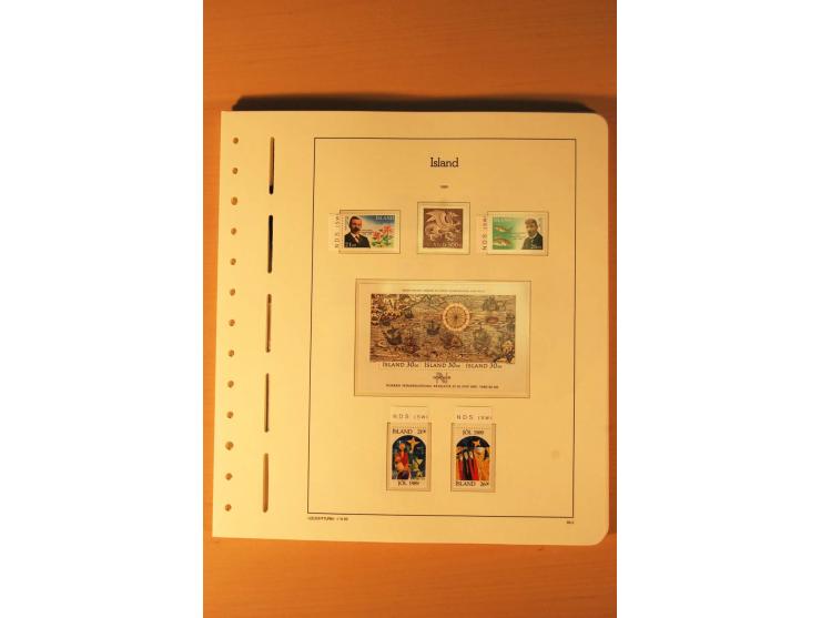 1876/1998, postfrische, ungebrauchte und gestempelte Sammlung mit guten Ausgaben im Leuchtturm-Album