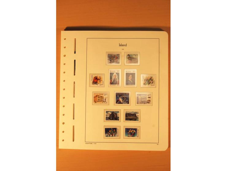 1876/1998, postfrische, ungebrauchte und gestempelte Sammlung mit guten Ausgaben im Leuchtturm-Album