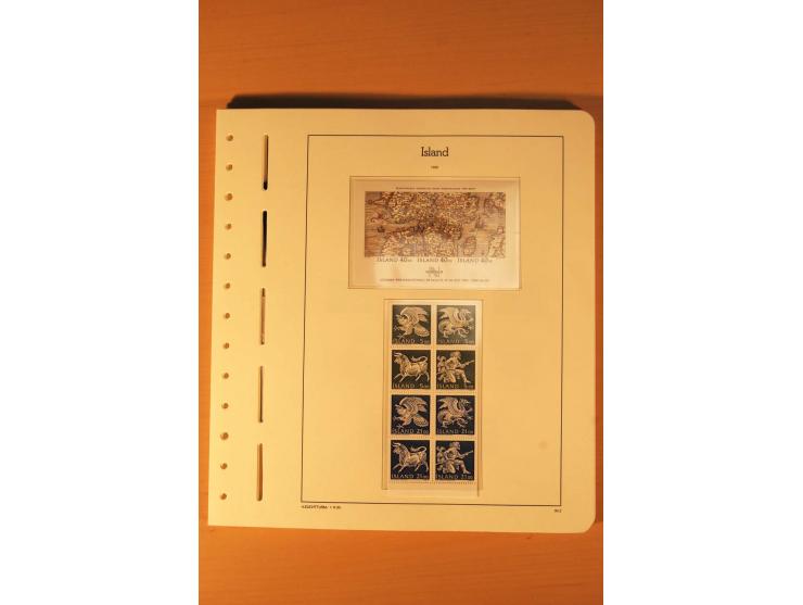 1876/1998, postfrische, ungebrauchte und gestempelte Sammlung mit guten Ausgaben im Leuchtturm-Album