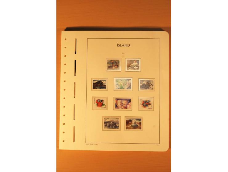 1876/1998, postfrische, ungebrauchte und gestempelte Sammlung mit guten Ausgaben im Leuchtturm-Album
