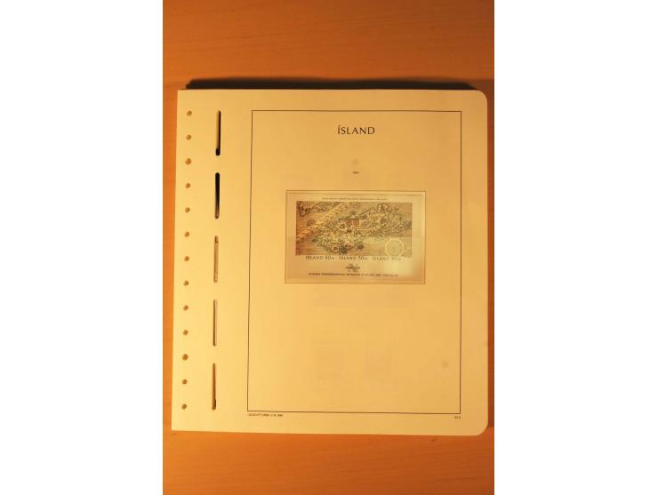 1876/1998, postfrische, ungebrauchte und gestempelte Sammlung mit guten Ausgaben im Leuchtturm-Album