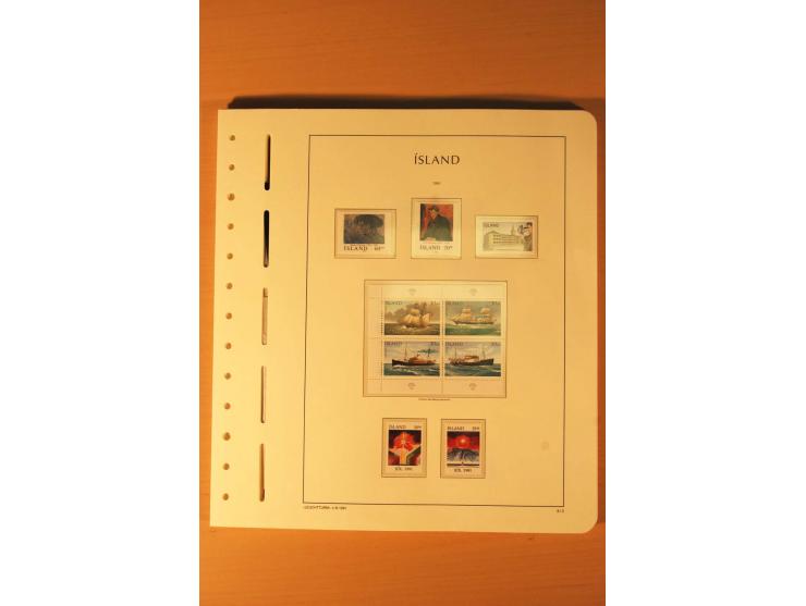 1876/1998, postfrische, ungebrauchte und gestempelte Sammlung mit guten Ausgaben im Leuchtturm-Album