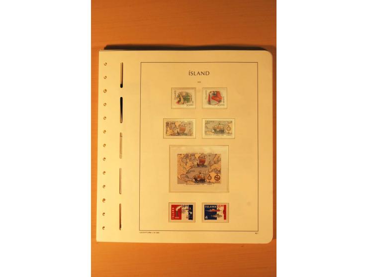 1876/1998, postfrische, ungebrauchte und gestempelte Sammlung mit guten Ausgaben im Leuchtturm-Album