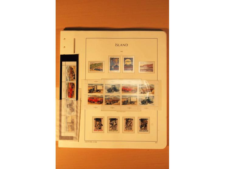 1876/1998, postfrische, ungebrauchte und gestempelte Sammlung mit guten Ausgaben im Leuchtturm-Album