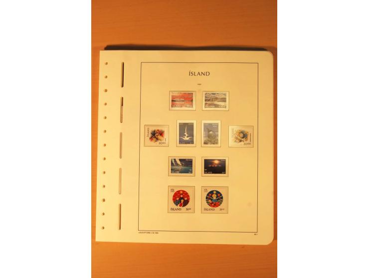 1876/1998, postfrische, ungebrauchte und gestempelte Sammlung mit guten Ausgaben im Leuchtturm-Album