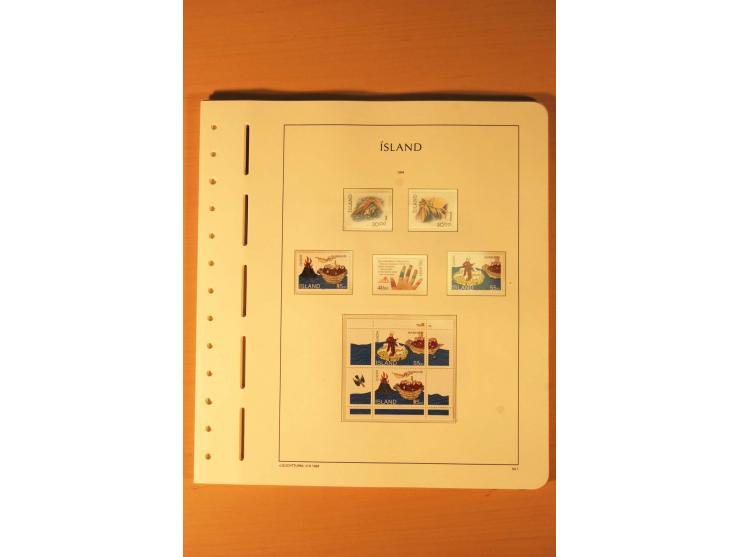 1876/1998, postfrische, ungebrauchte und gestempelte Sammlung mit guten Ausgaben im Leuchtturm-Album