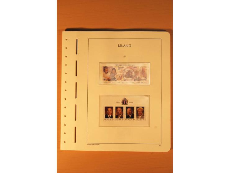 1876/1998, postfrische, ungebrauchte und gestempelte Sammlung mit guten Ausgaben im Leuchtturm-Album